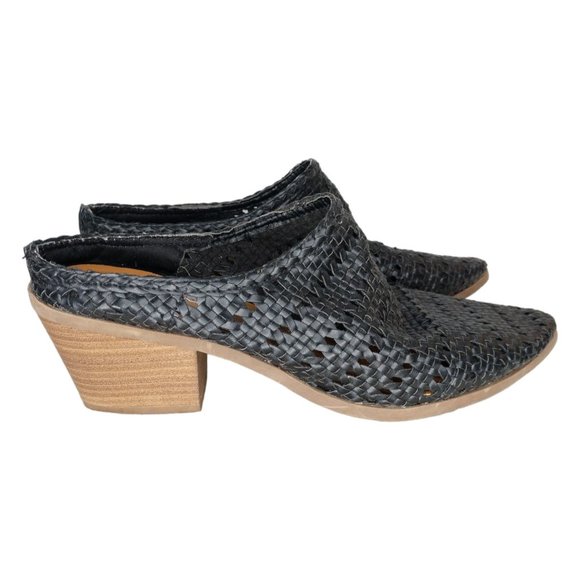 Vegan Leather Woven Mules Size 9 - Picture 5 of 9